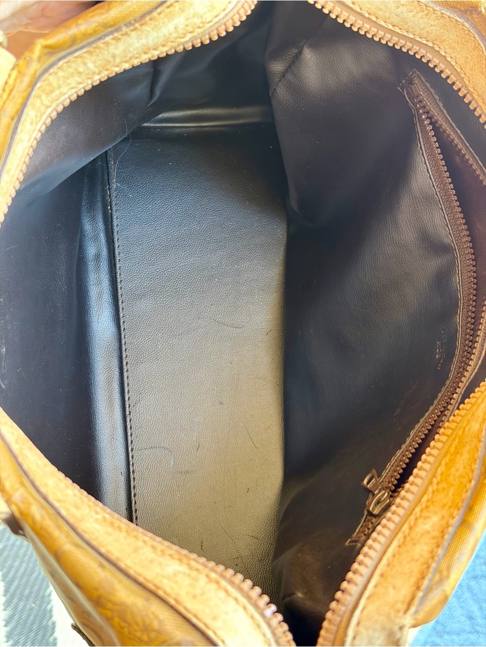 Authentic Celine Paris Diffusion Vintage Satchel Boston Bag Italy - Picture 11 of 15